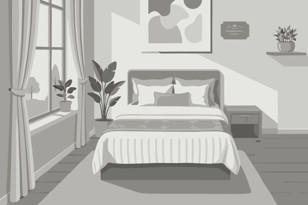 Double Room with Two Double Beds and Bath Tub - Disability Access/Non-Smoking
